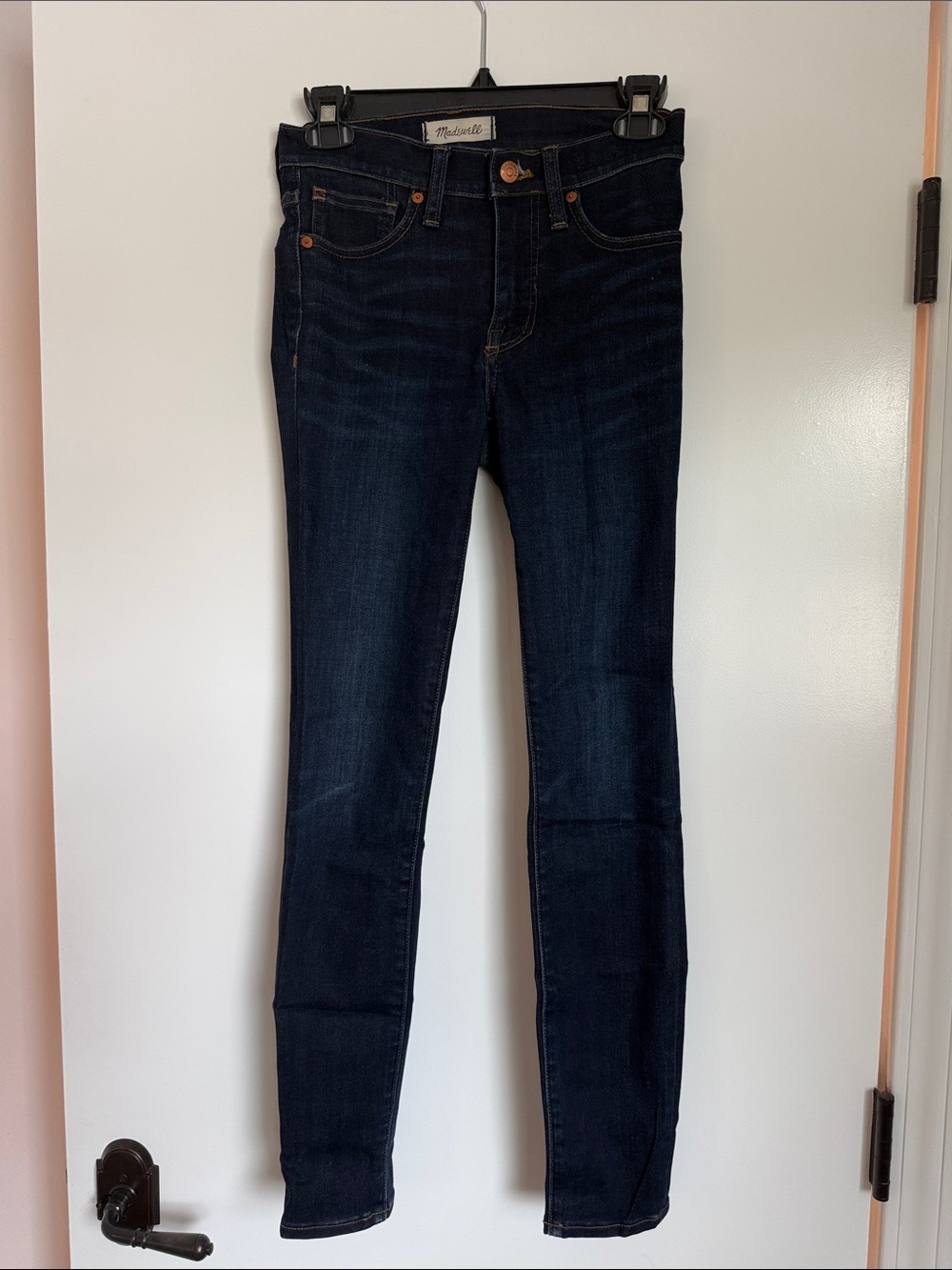 Madewell 9” Dark Blue High-Rise Skinny Jeans - Women's